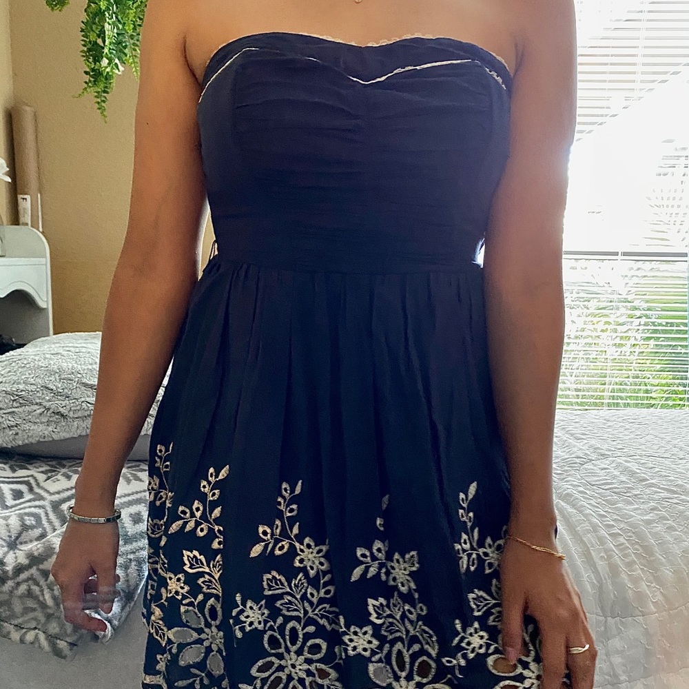 Navy blue dress